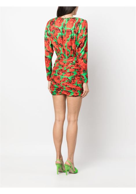 Multicolored florsl-motif mini dress - women THE NEW ARRIVALS ILKYAZ OZEL | NA01EV0113CGRN